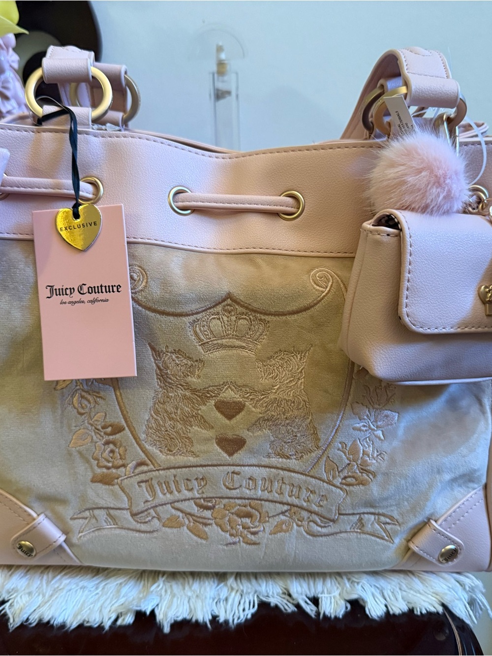 Juicy Couture Scottie Dogs New Love Chapter Tote